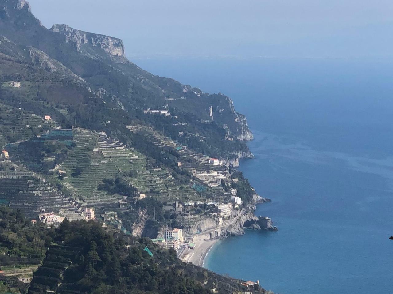 Chez Rosa - Cozy sea view openspace - 10mins from Belmond Caruso Ravello Exterior foto